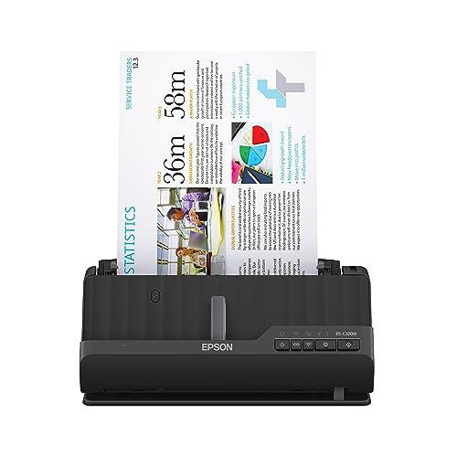 Wireless Compact Desktop Document Scanner with Auto Document Feeder D42194
