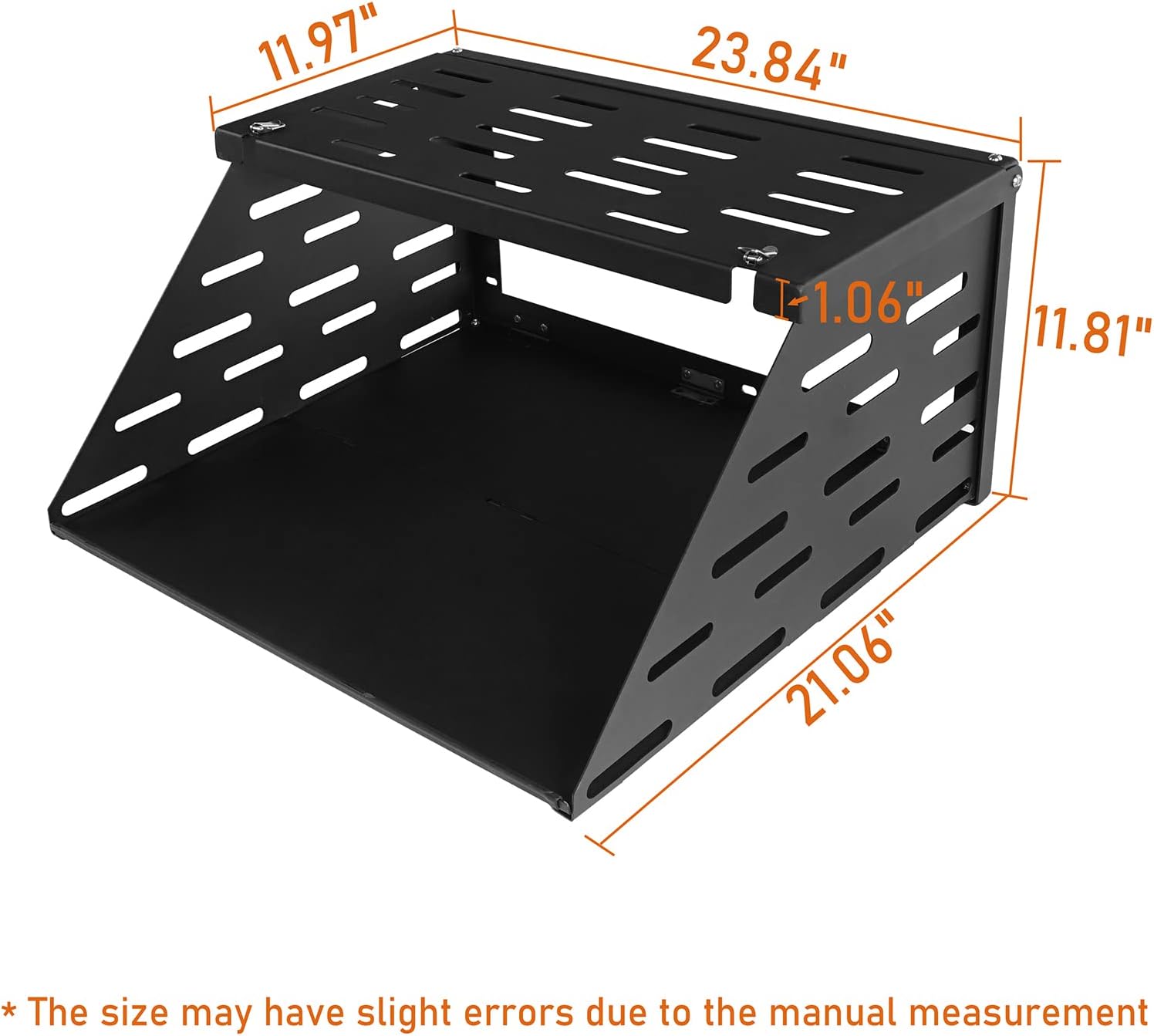 2-Tier Foldable Tailgate Table Camping Cargo Shelf U97227