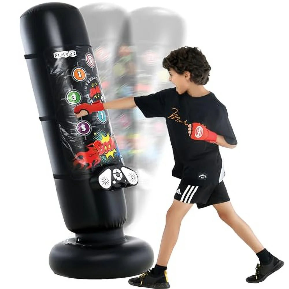 Punching Bag with Electronic Memory Game & Music Mat with Lights & Sounds O864974