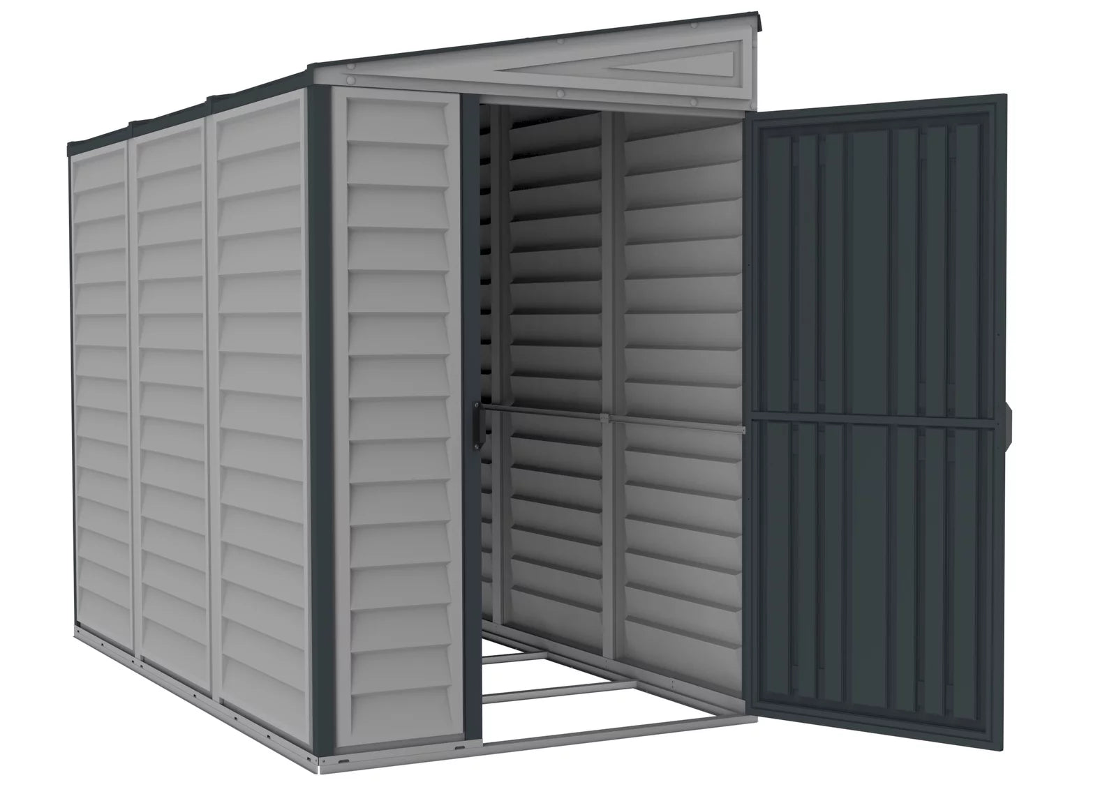 4ft x 8ft Vinyl Resin Outdoor Storage Shed Z9202