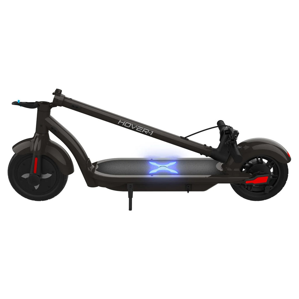 Black Electric Scooter, 18 mph, 264 lb Max Weight Y4400