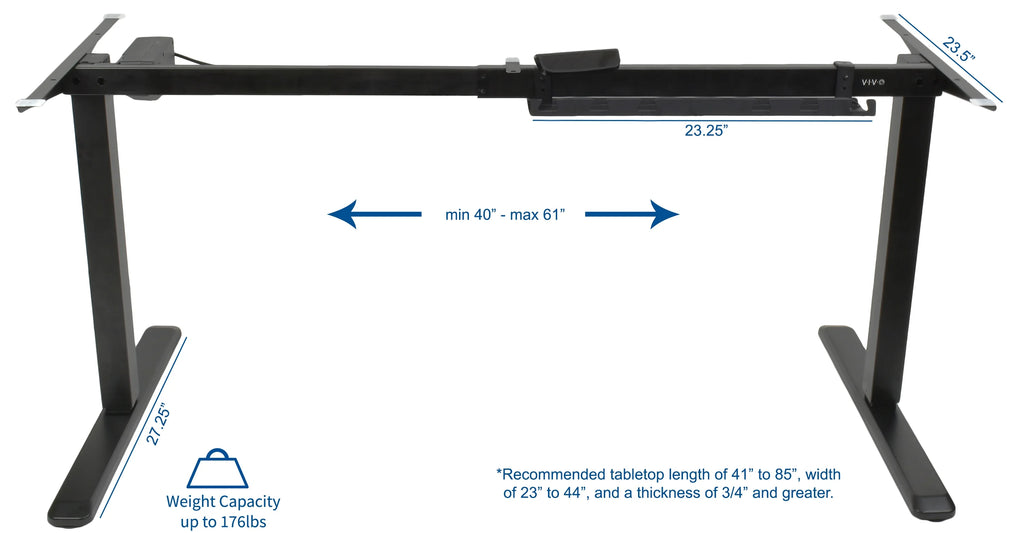 Electric Stand Up Desk Frame Single Motor S714038