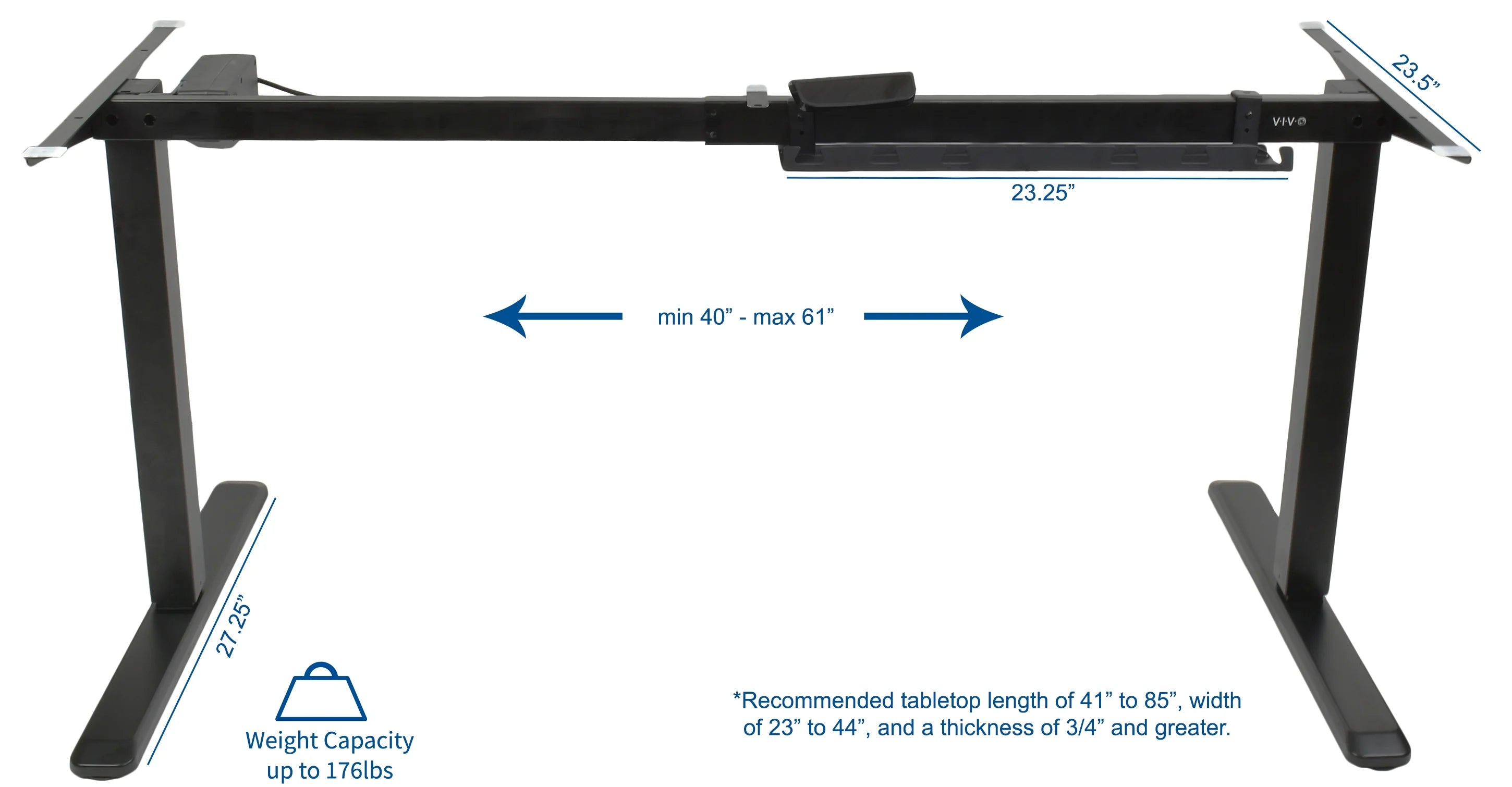 Electric Stand Up Desk Frame Single Motor S714038