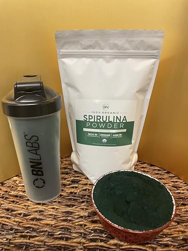 Spirulina Powder Organic 1kg 2.2lb 285 Servings 3.5g Serving Size C4062