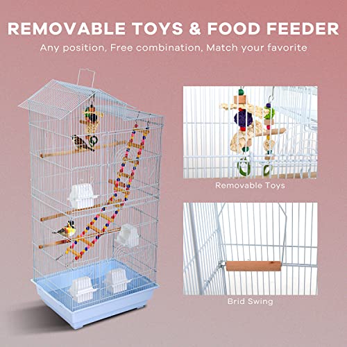 39 inch Large Flight Cage with Bird Stand L344