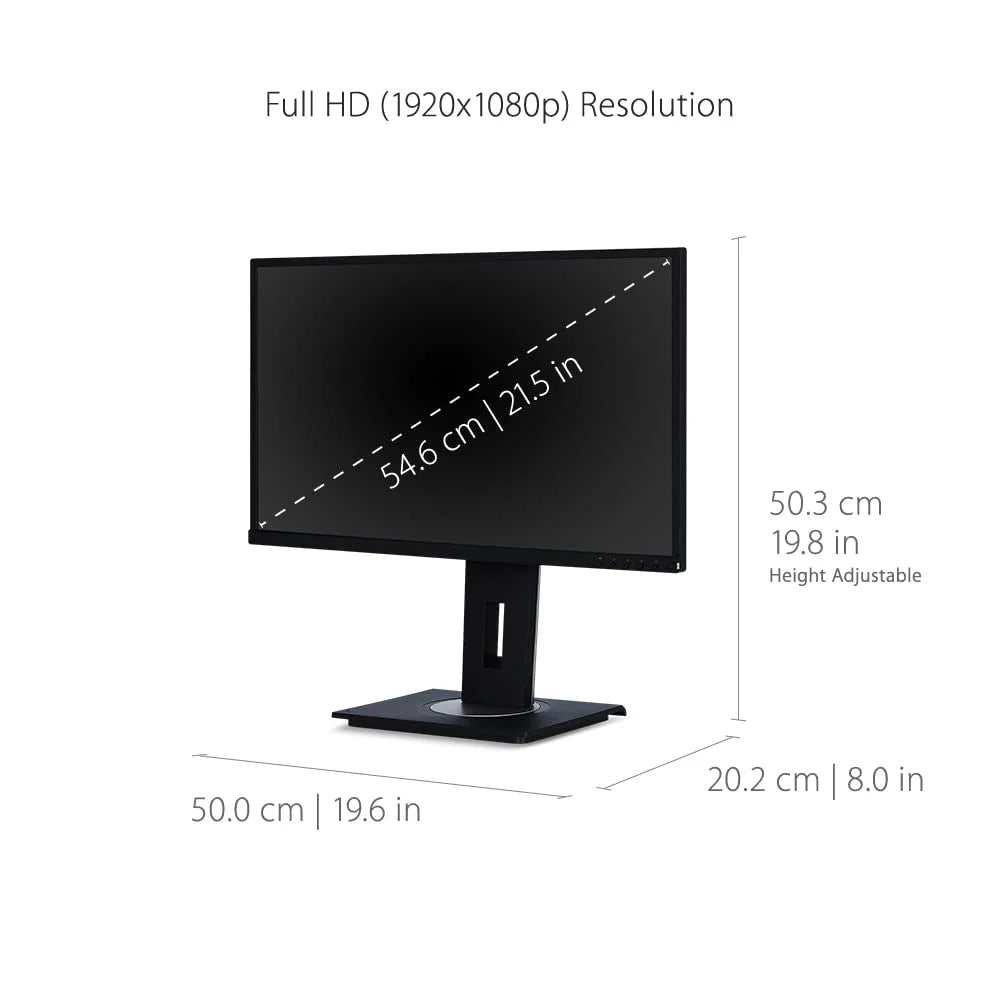 22 Inch IPS 1080p Ergonomic Monitor with HDMI DisplayPort USB S199