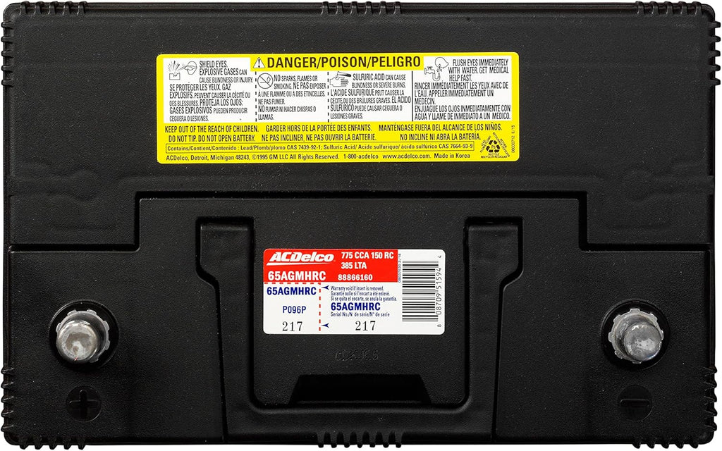 AGM BCI Group 65 Battery L9151