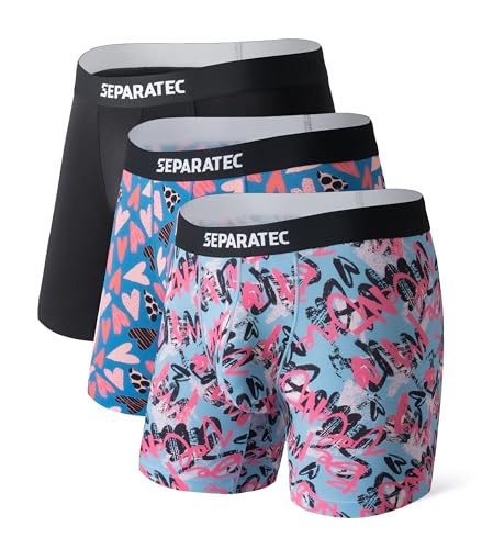 Men’s Boxer Briefs with Dual Pouch Bamboo Rayon 3 Pack J226500