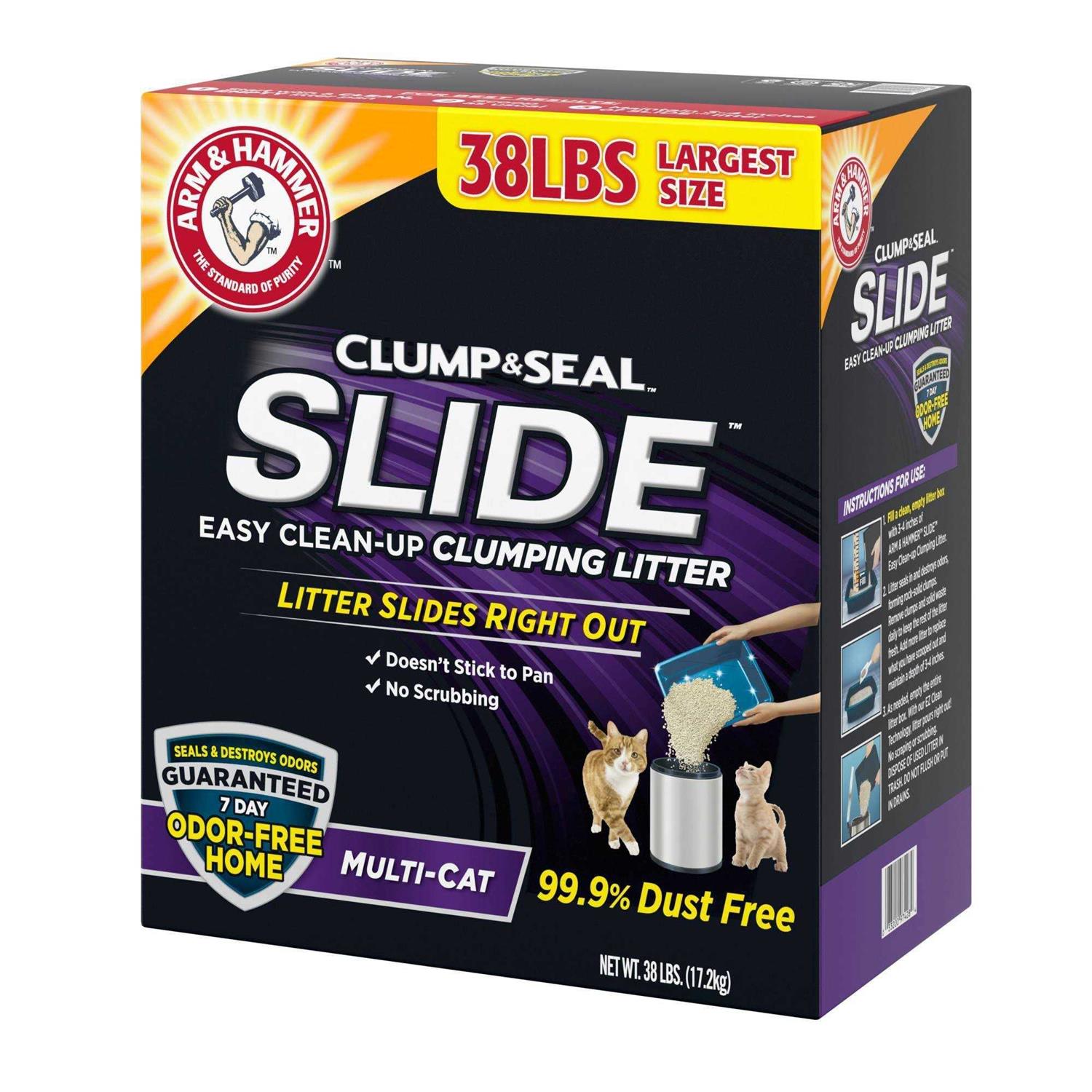 Slide Easy Clean-Up Clumping Cat Litter X278191