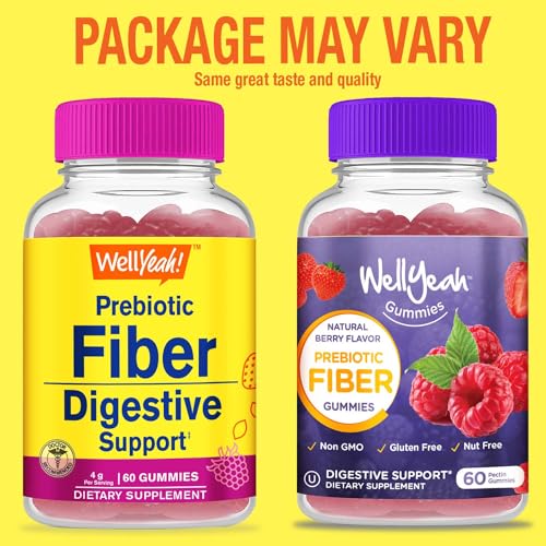Prebiotic Fiber Gummies, Berry Flavor, 60 Count G201