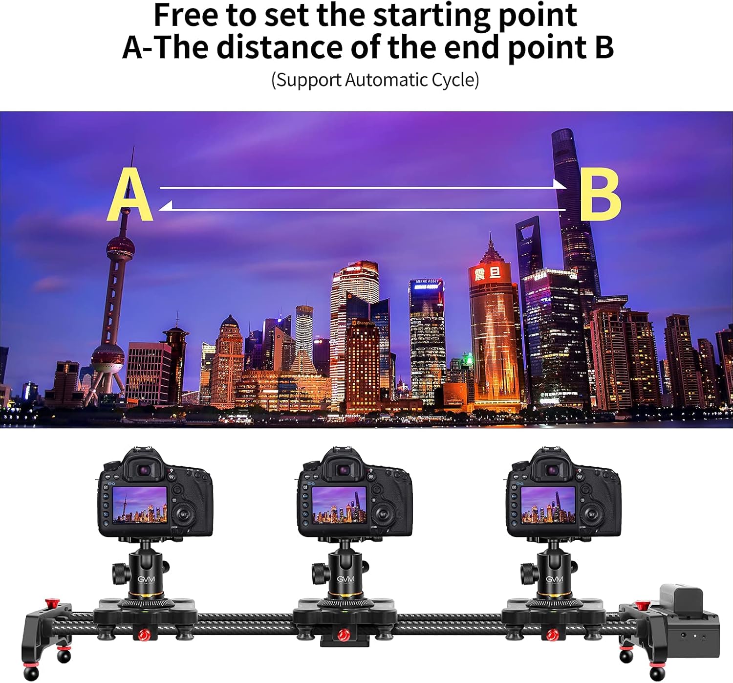 31 APP Control Carbon Fiber Camera Slider S972823