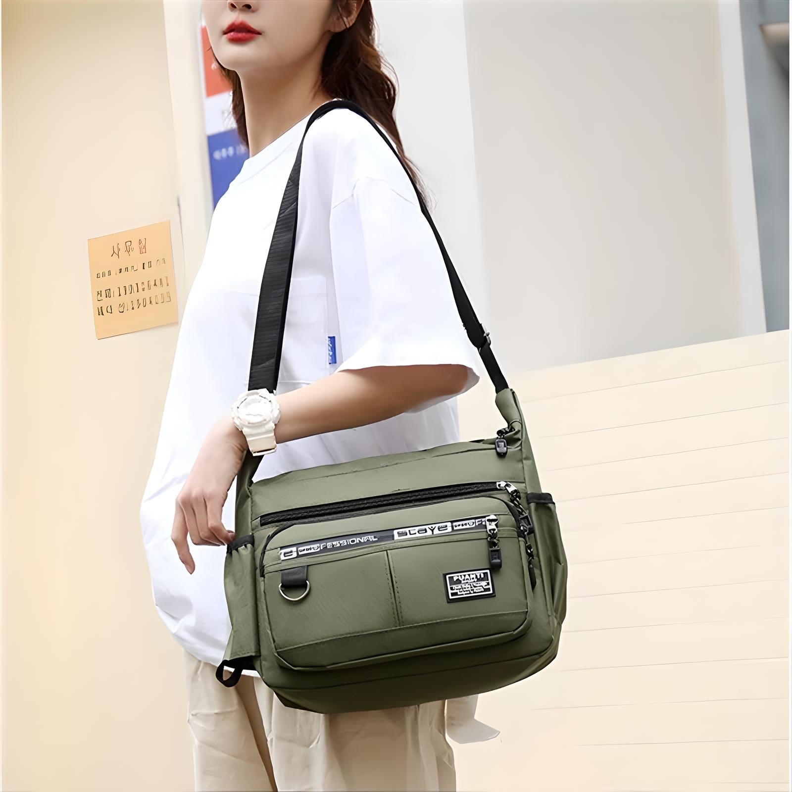 Anti-Theft Messenger Bag