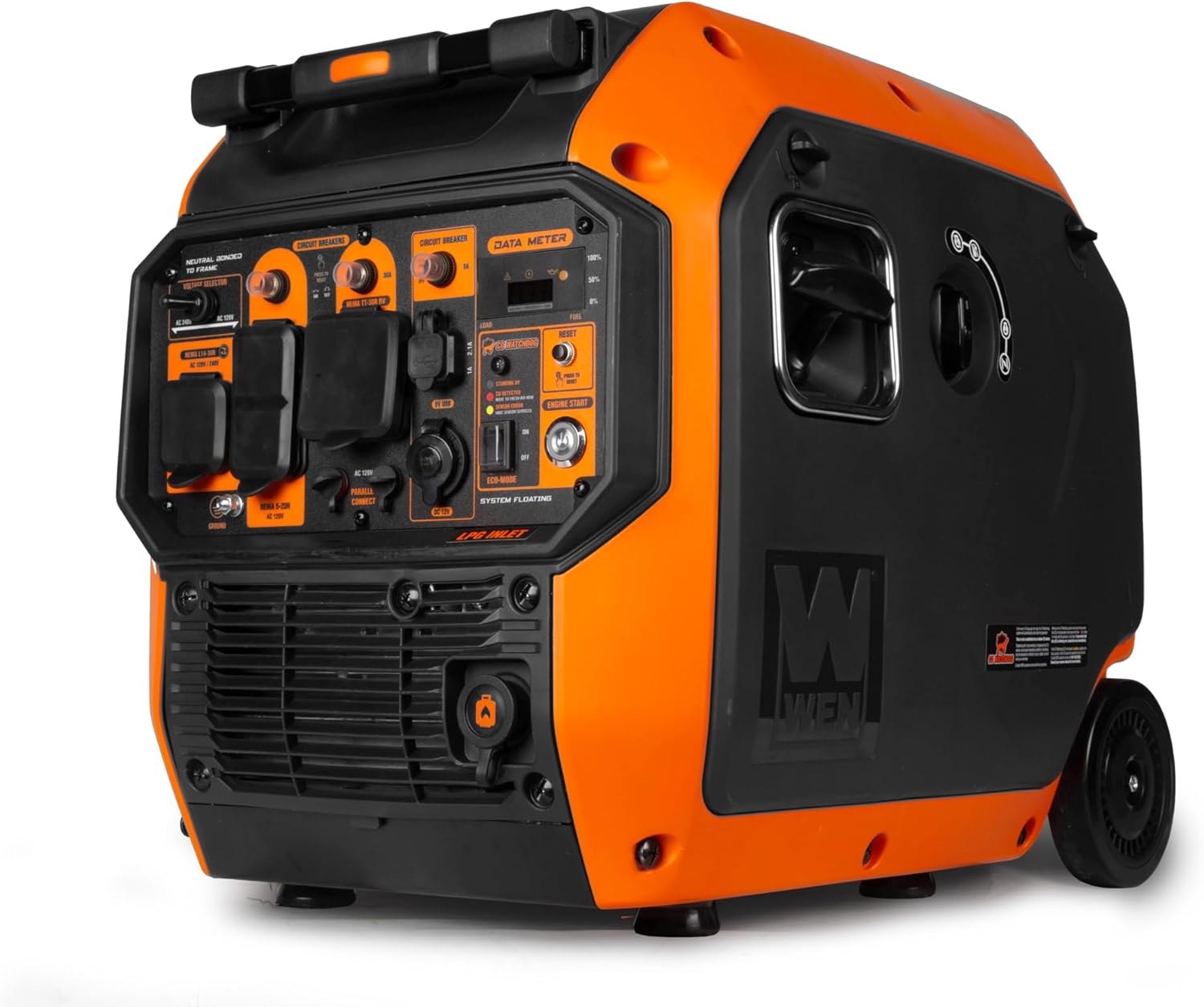 5000-Watt Dual Fuel Portable Inverter Generator with Electric Vehicle Charging Ports E400