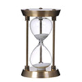 60 Minute Metal Hourglass Sand Timer (Bronze) E7535