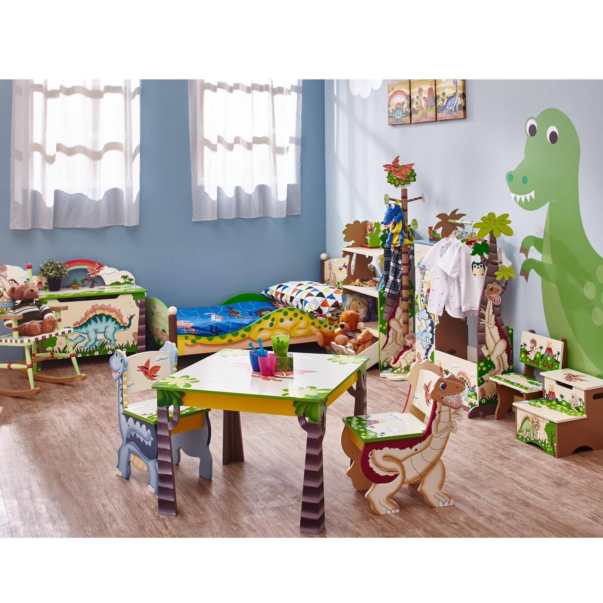 Dinosaur Kingdom Bookcase with 3 Shelves and Drawer M494