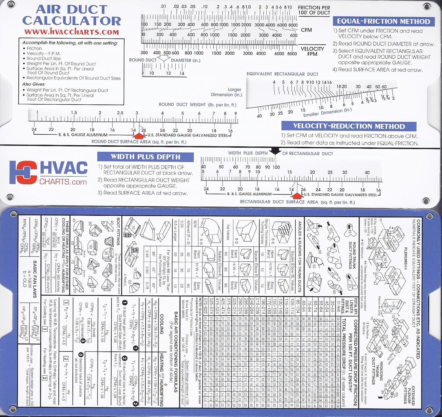 Air Duct Sizing Calculator J73381