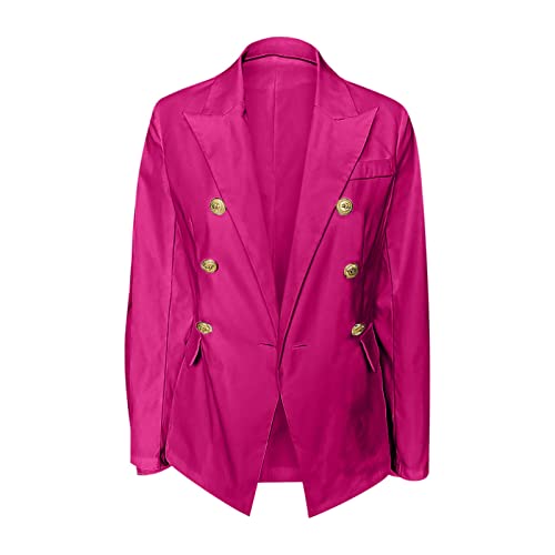 Double Breasted Slim Blazer Jackets N830