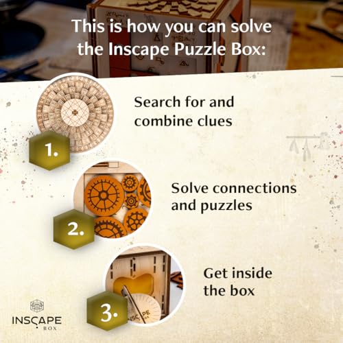 Wooden Puzzle Box with Hidden Compartments J318