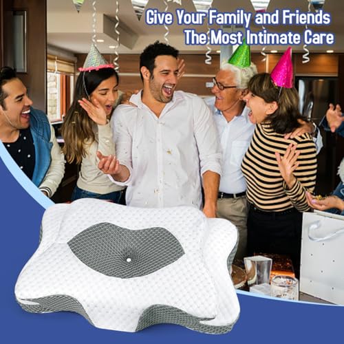 Gray Contour Memory Foam Cervical Pillow R387