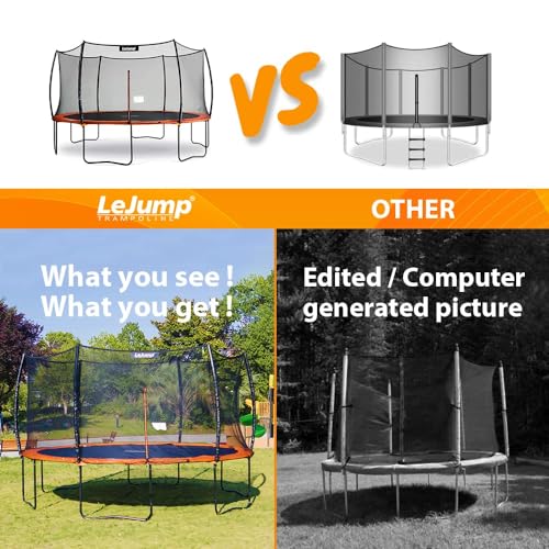 14FT 12FT 10FT Non-Spring Trampoline with Enclosure Net T3566