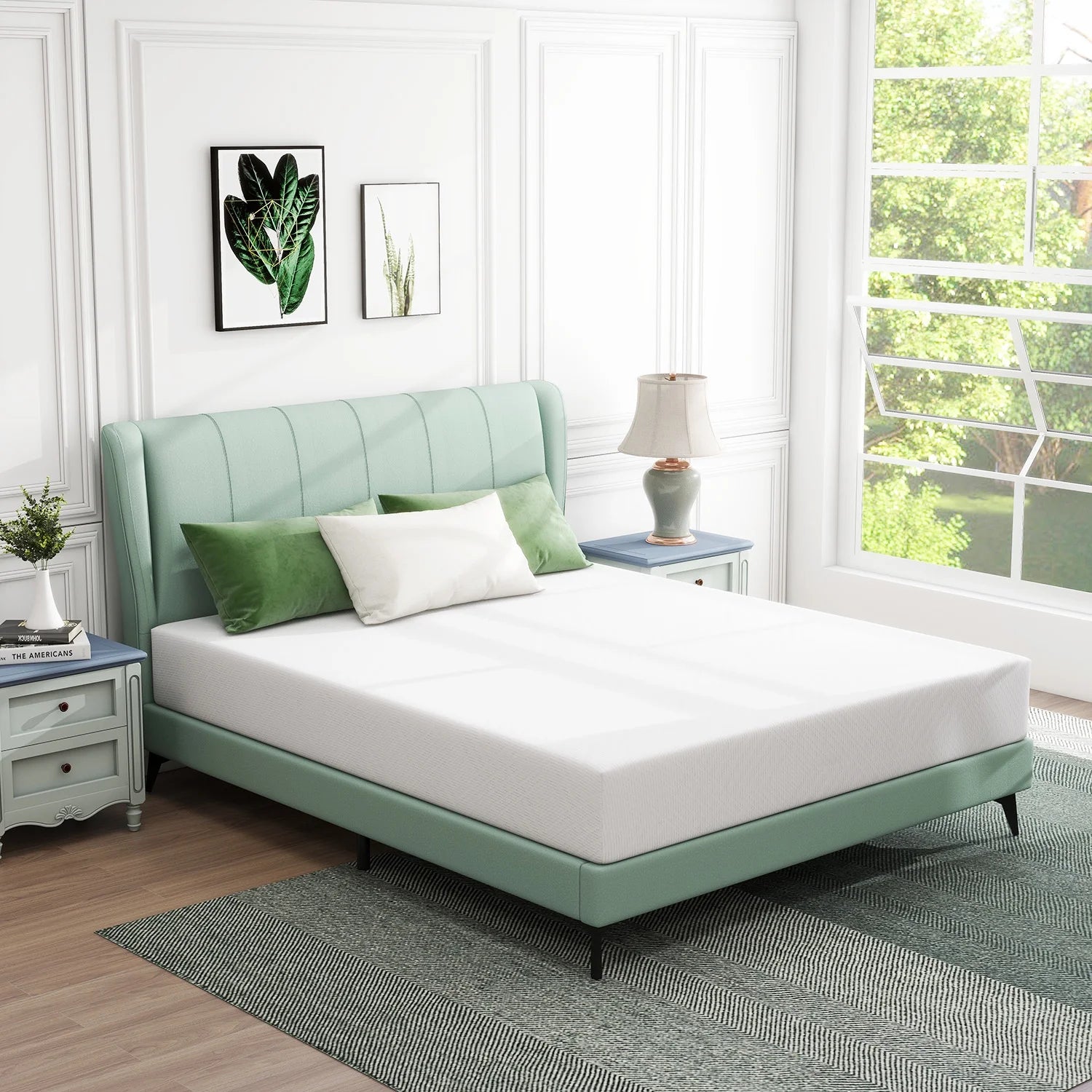 10" Cooling Gel Memory Foam Queen Mattress L50246