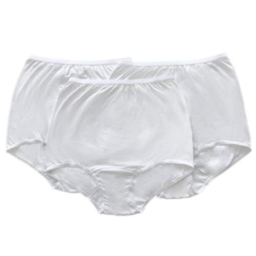 100% Cotton Full Cut Briefs, Pack of 3 I68807