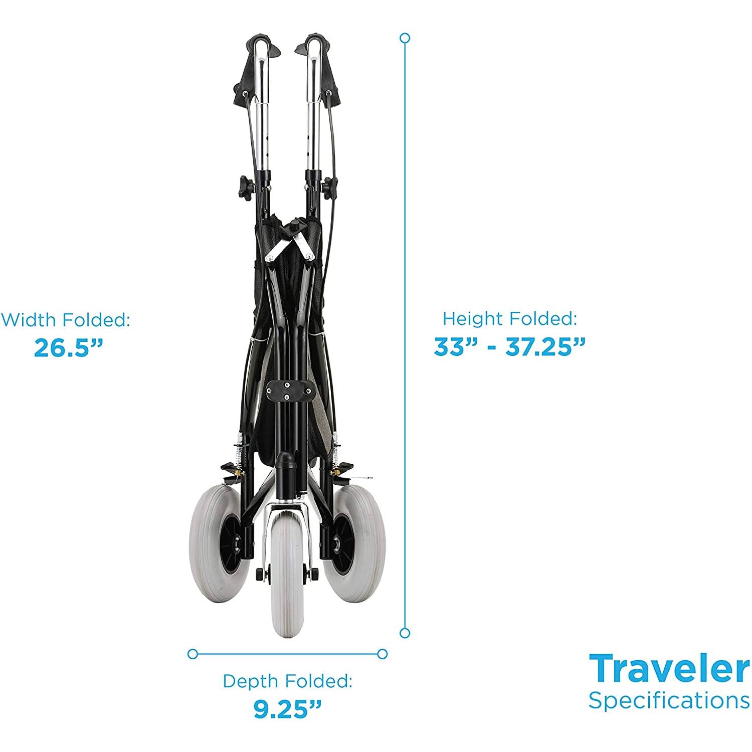 3 Wheel Rollator Walker D10477