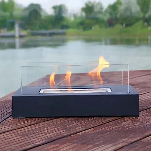 White Portable Tabletop Fire Pit Bowl X7929