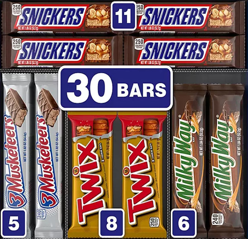 30 ct. Bulk Chocolate Candy Bars H812