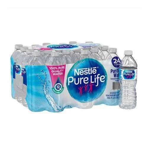 0.5 Liter Purified Water Bottles, 24/Carton E62440