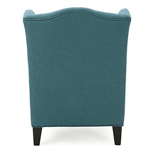 Dark Blue Fabric Club Chair N65612