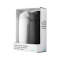 24-oz. Stainless Steel Water Bottle Black/White Z12379