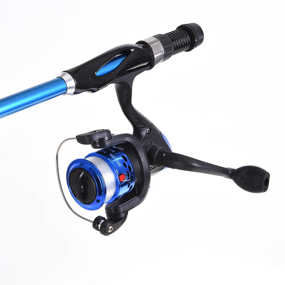 1.5m Telescopic Fishing Rod Reel Set with Storage Bag F79597