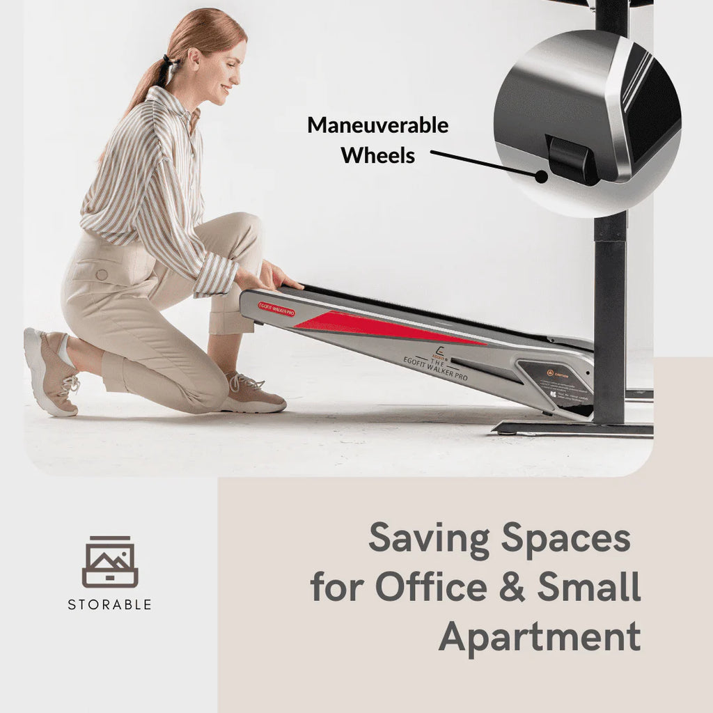 2.0HP 5° Incline Under Desk Electric Treadmill P148043
