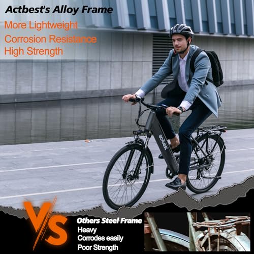 26 inch Step Thru Electric Bicycle with Removable Battery M27103