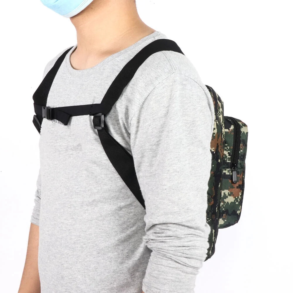 Army Green 2L Oxygen Cylinder Backpack F8057
