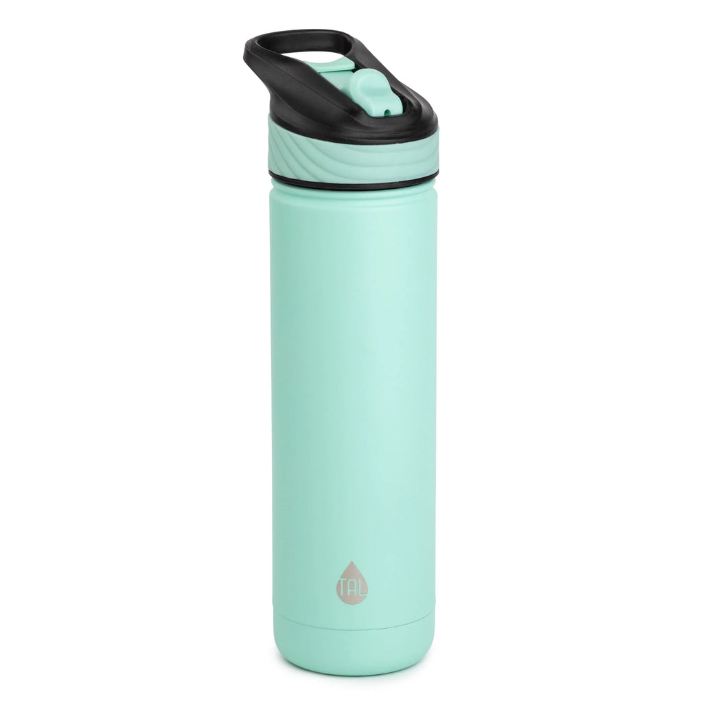 Black 26 oz Stainless Steel Water Bottle K37768