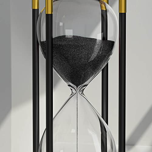 Black 60 Minute Wooden Sand Timer W66686