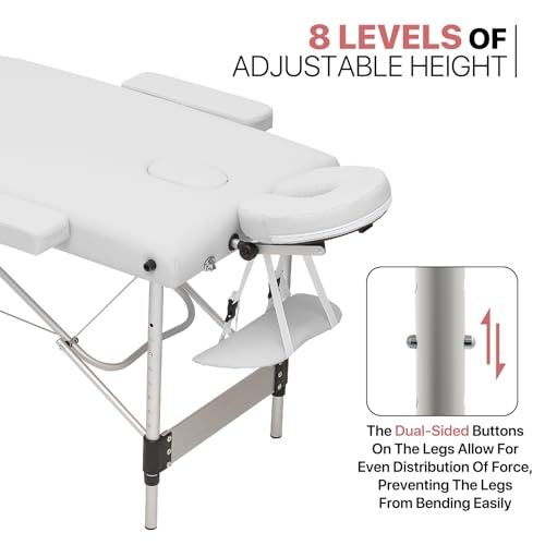 Black Foldable Massage Table with Carry Case X97911