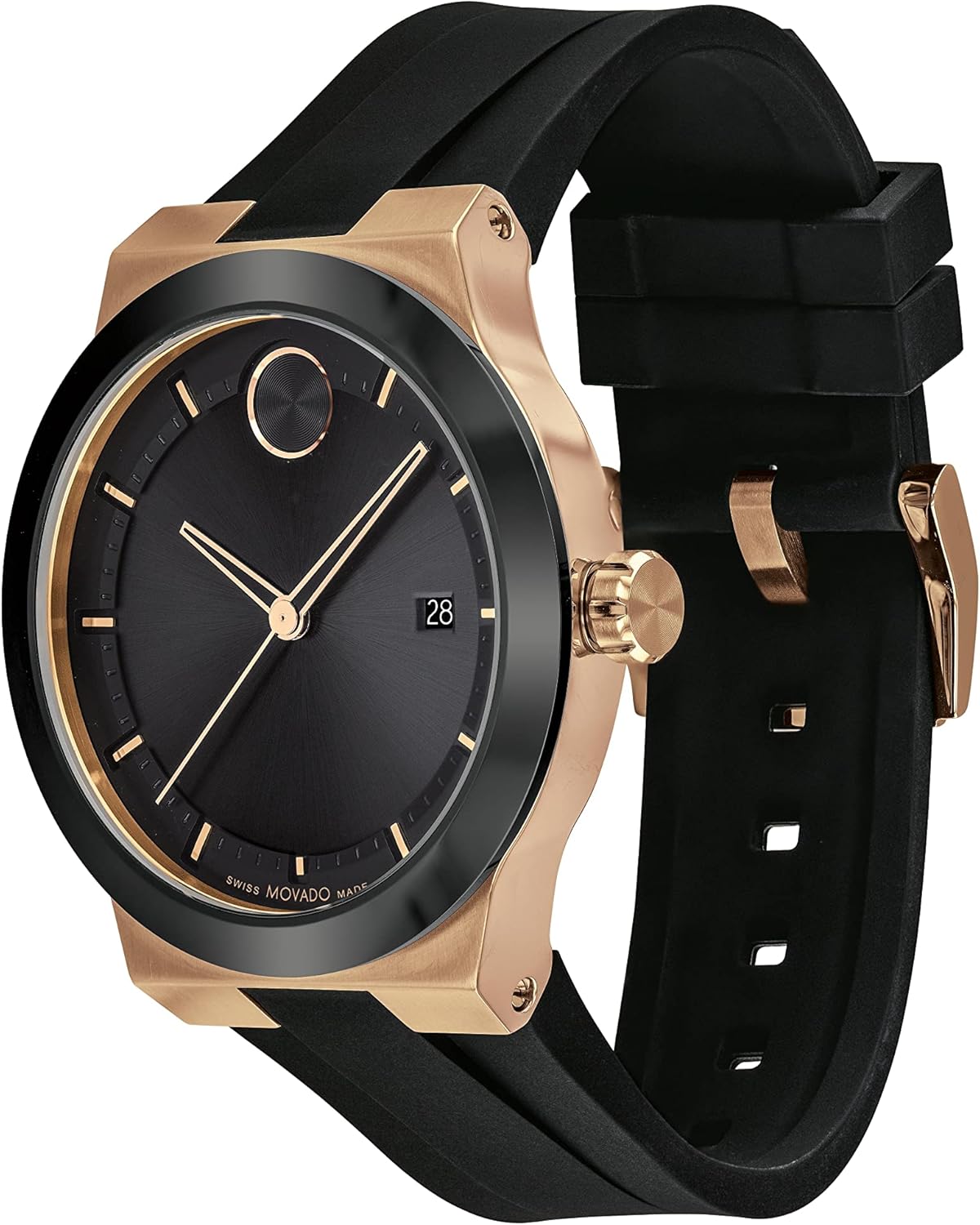 Swiss Quartz Silicone Strap Watch 42.30mm N380947