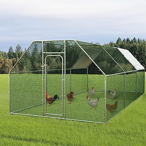 Large Chicken Coop with Waterproof Cover K80099