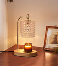 Gold Electric Candle Warmer Lamp with Timer and Dimmer I8654
