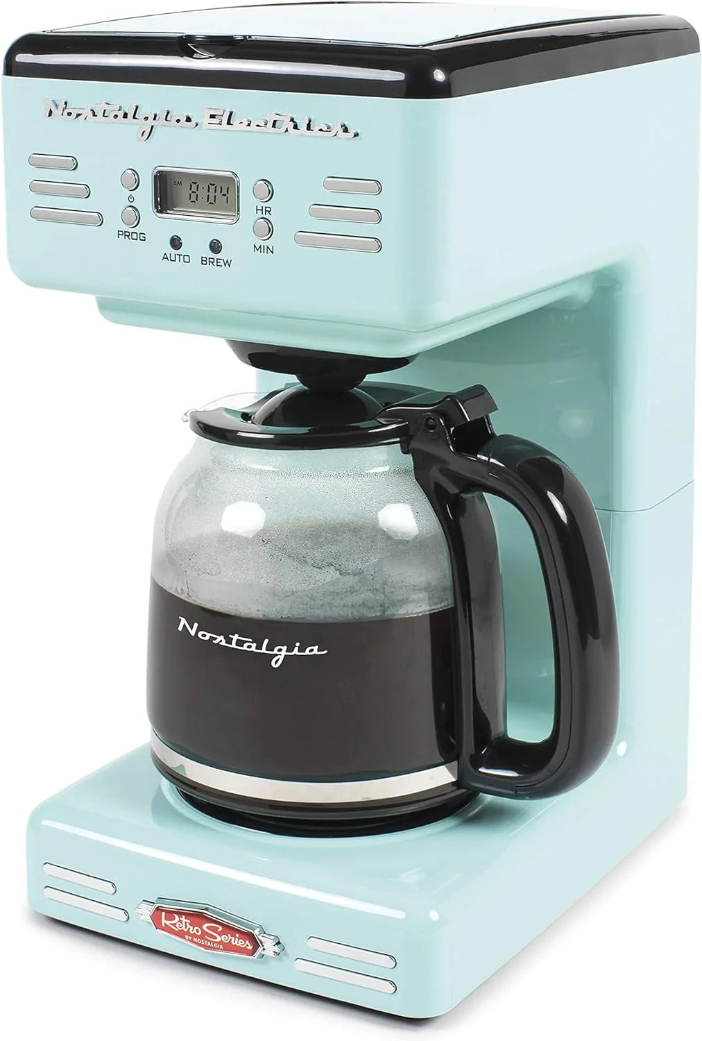 12-Cup Programmable Coffee Machine, Aqua A11837