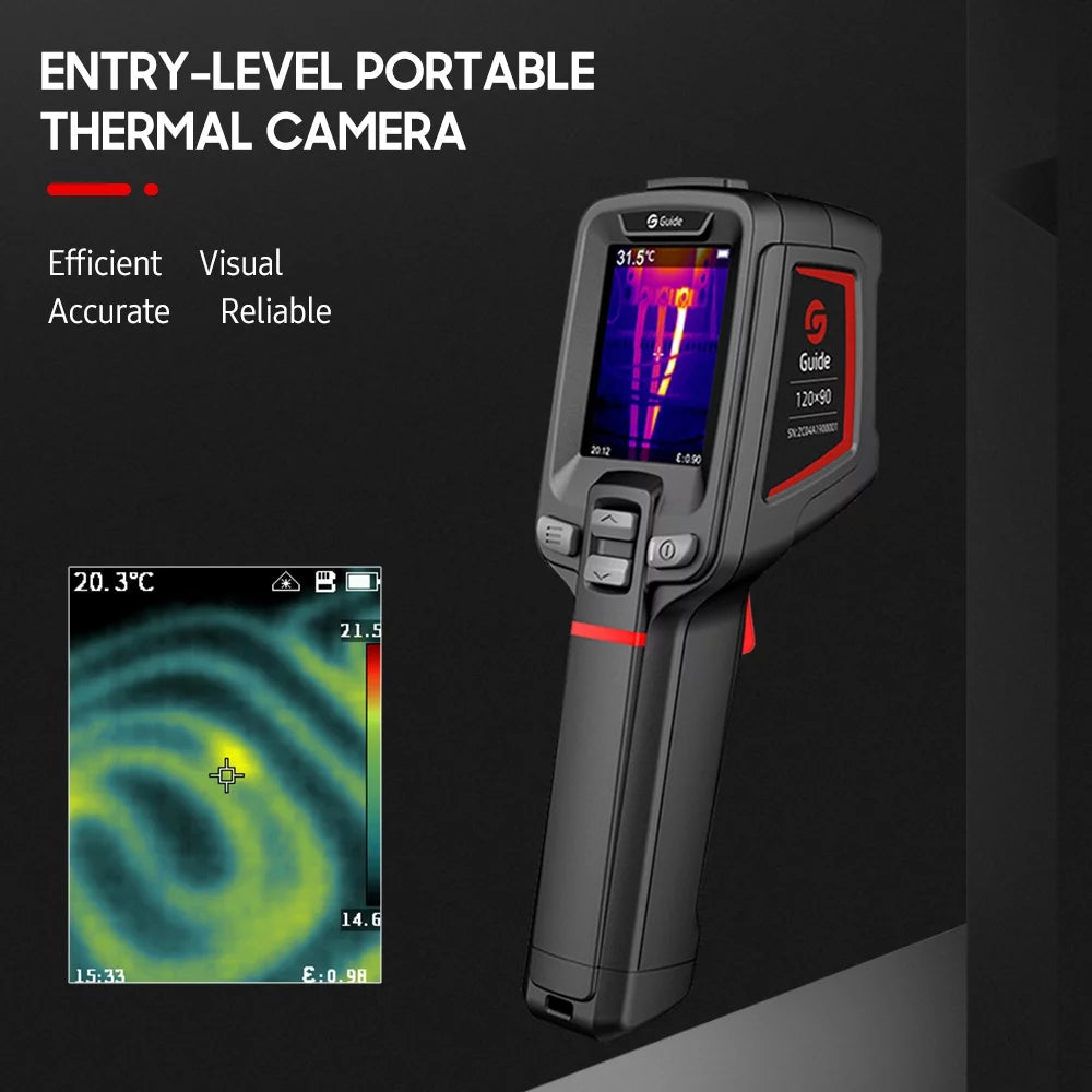 Portable Thermal Camera 2000mAh Rechargeable 2.4-inch Handheld Thermal Imager B343