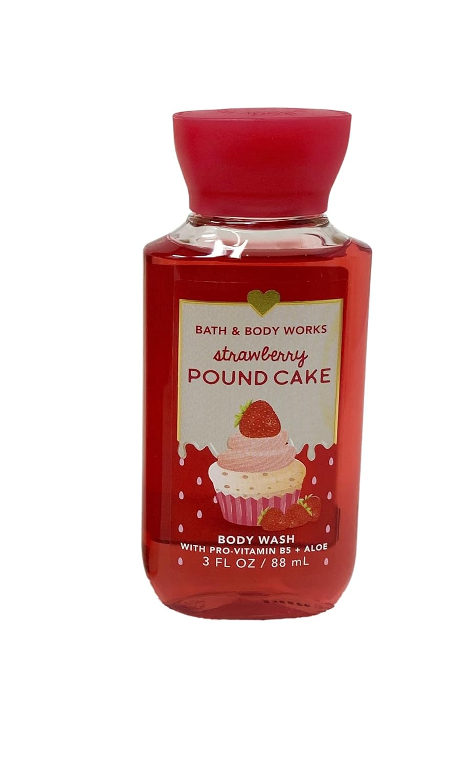 Strawberry Pound Cake Mini Gift Set Fragrance Mist Body Lotion Body Wash X34487