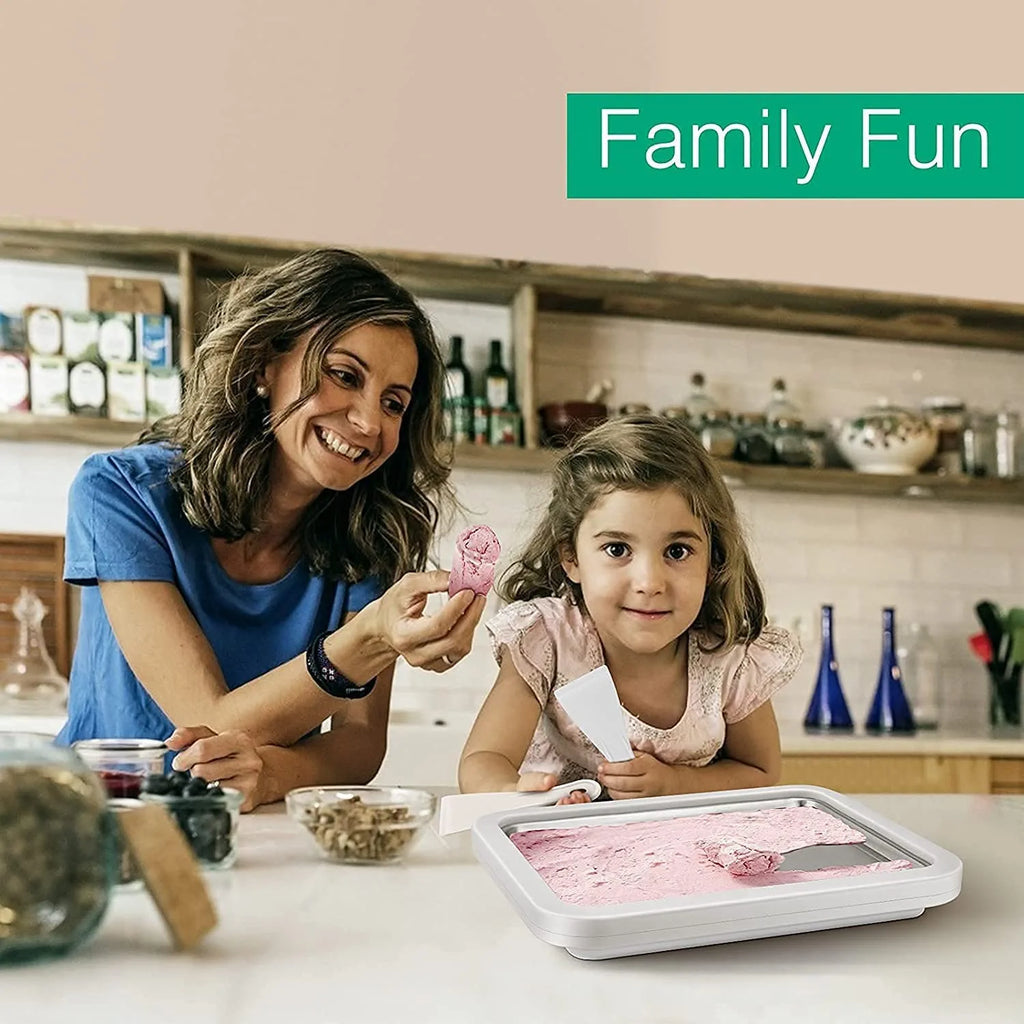 Ice Cream Roll Maker with 2 Spatulas Y6621