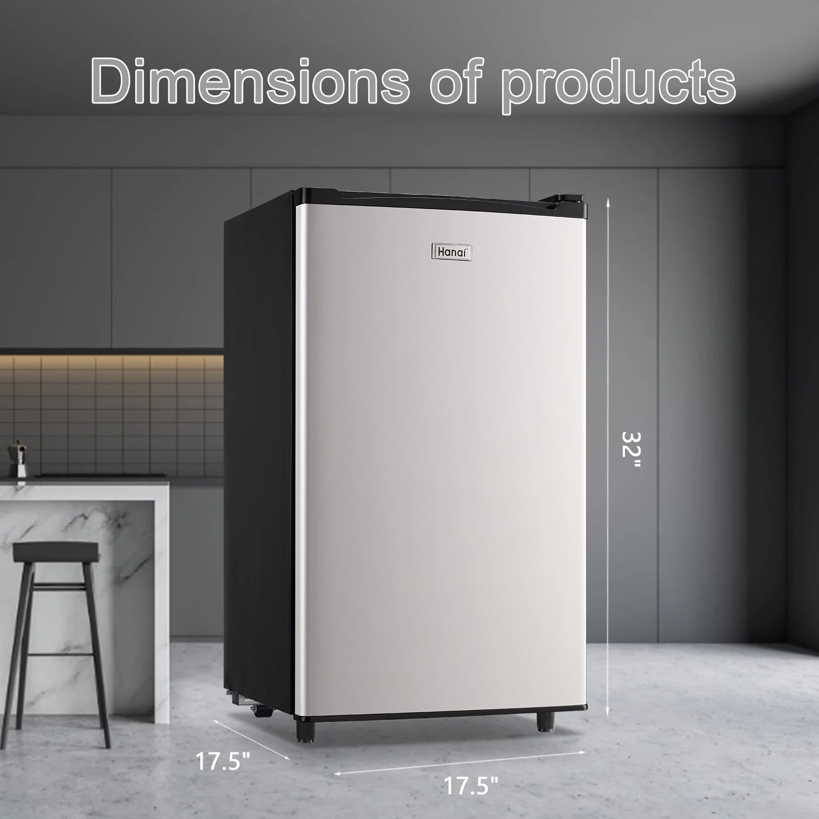 Black 3.2 Cu.Ft Mini Refrigerator C660