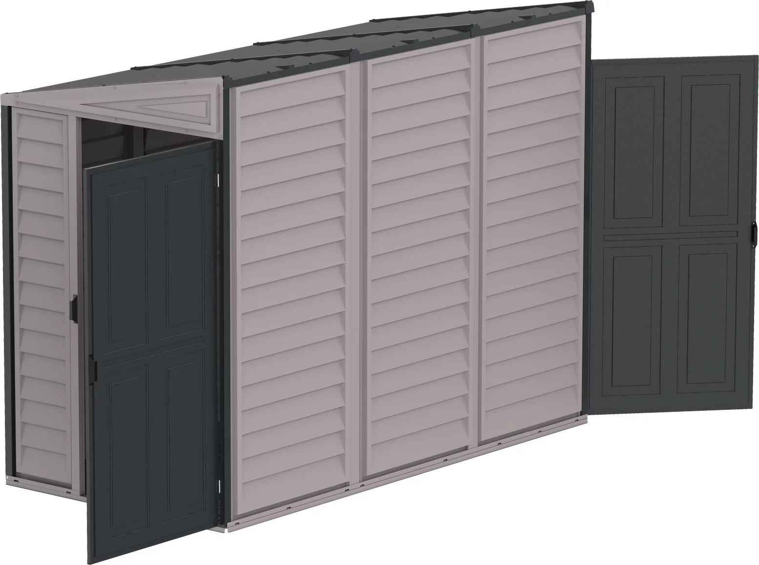 4ft x 8ft Vinyl Resin Outdoor Storage Shed Z9202