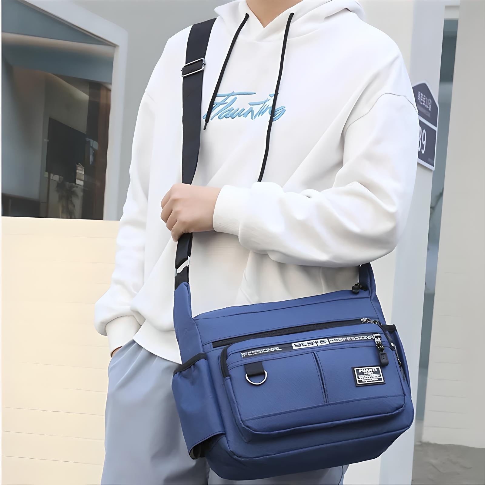 Anti-Theft Messenger Bag