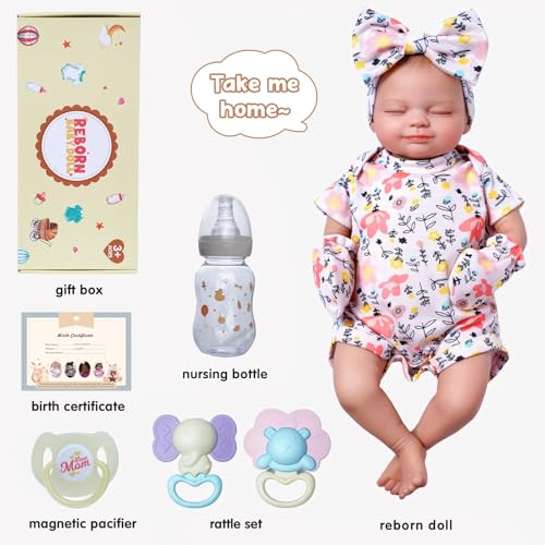 17-Inch Silicone Full Body Reborn Baby Doll C532541